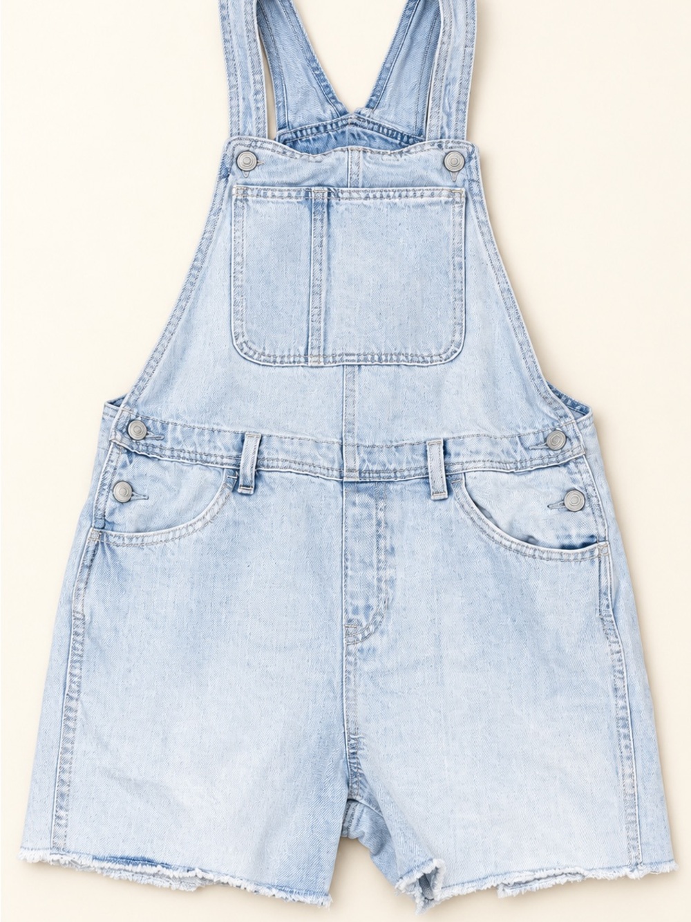 Old Navy Light Blue Denim Short Overalls for Kids